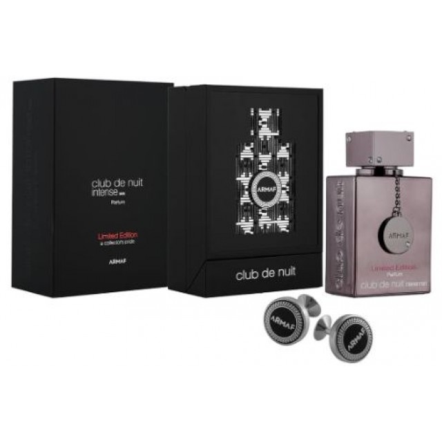 ARMAF Club De Nuit Intense For Men Parfum 105ml + cufflinks Limited Edition Lux Box