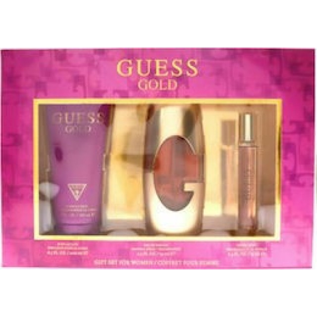 GUESS Gold SET: EDP 75ml + EDP 15ml + body lotion 200ml