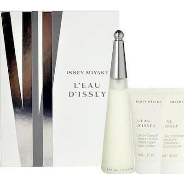 ISSEY MIYAKE L’Eau d’Issey Pour Femme SET: EDΤ 50ml + body lotion 50ml + shower gel 50ml